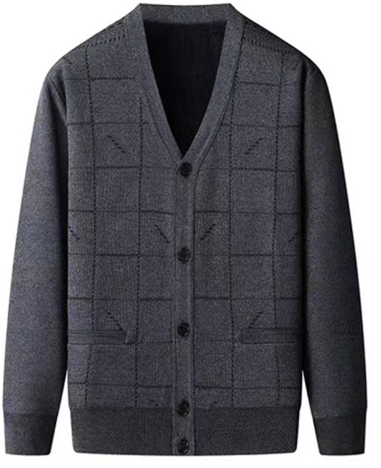 남성용 패션플로우 중년 고급스러운 간절기 가디건