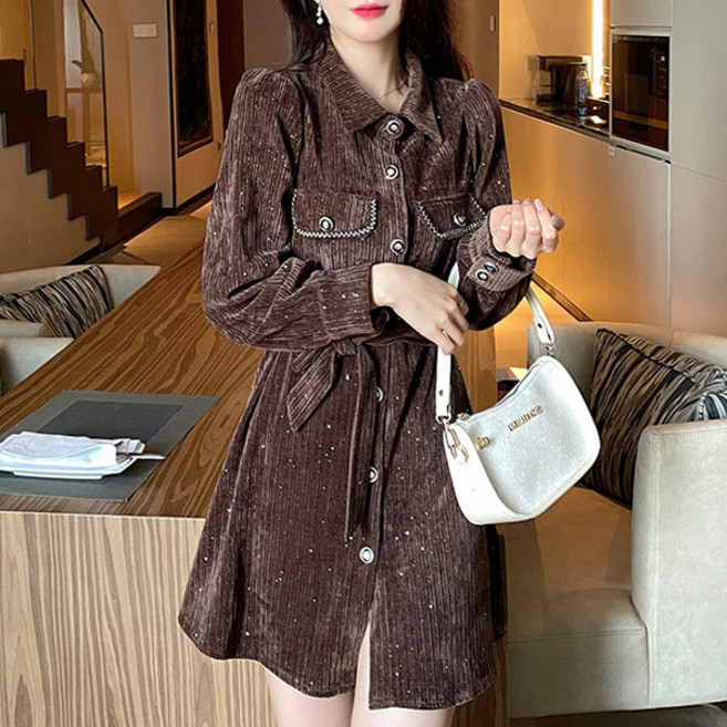 루나걸 헨젤 코듀로이 원피스