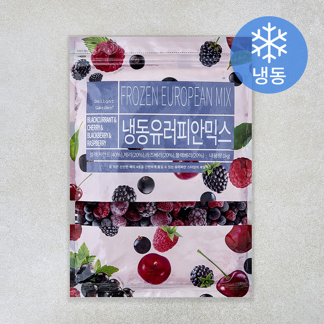 딜라잇가든 유러피안믹스 (냉동), 1개, 1kg