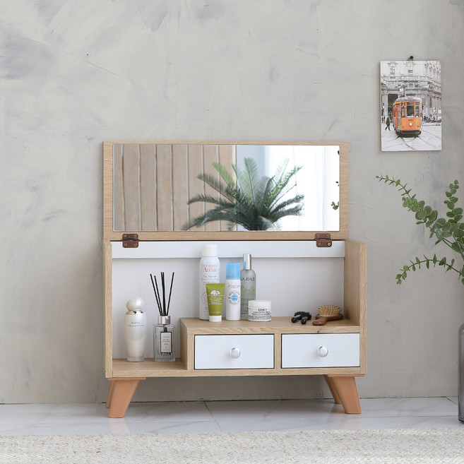 DEKKO FURNITURE Dabi 化妝臺 B 腳型, 木紋白
