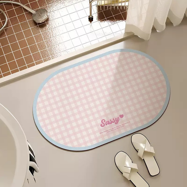 에스제이제인 욕실 미끄럼방지 빨아쓰는 규조토 발매트, TYPE 10