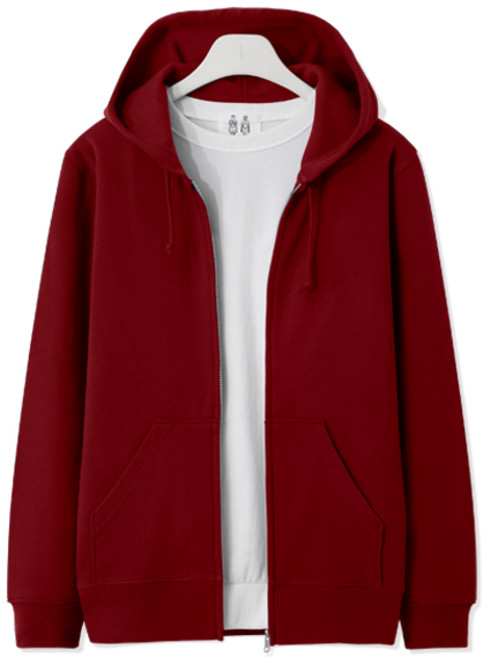 테리 남녀공용 스탠다드 쮸리후드집업 MDHD395TS