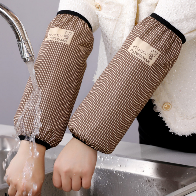 TAMINAYO 便利美術用防水袖套, 棕色