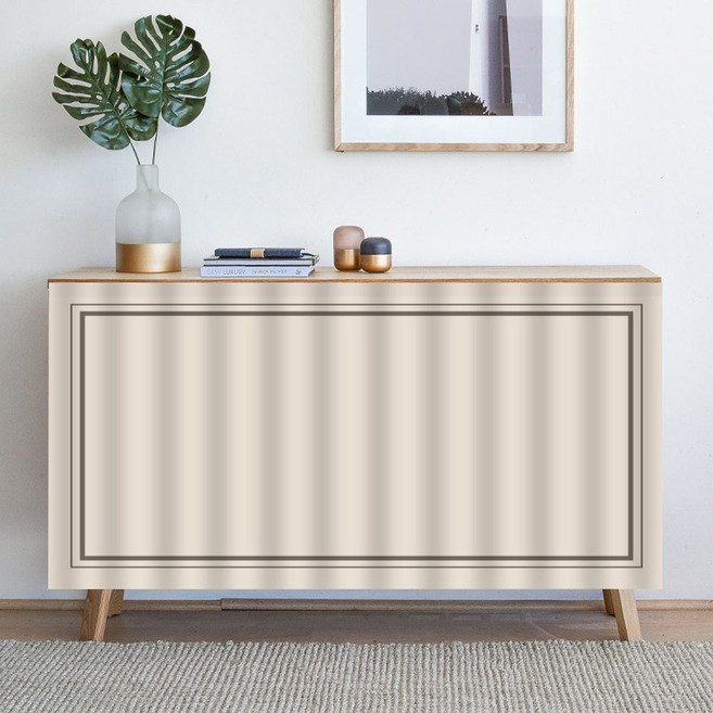 아티홈 와비사비 스타일 벨크로 캐비닛 커튼