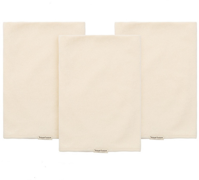 도담도담오가닉 유아용 중형 타올, 내츄럴, 3개