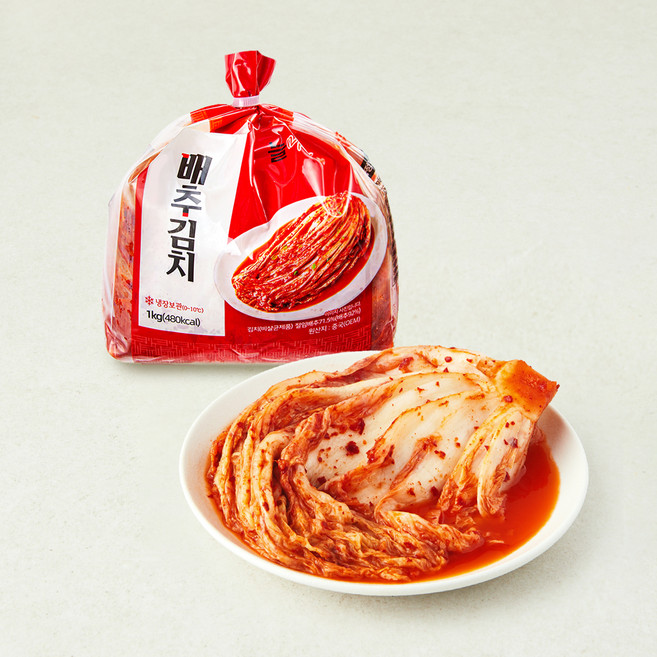인우에프엔씨 늘맛난 배추김치, 1kg, 1개