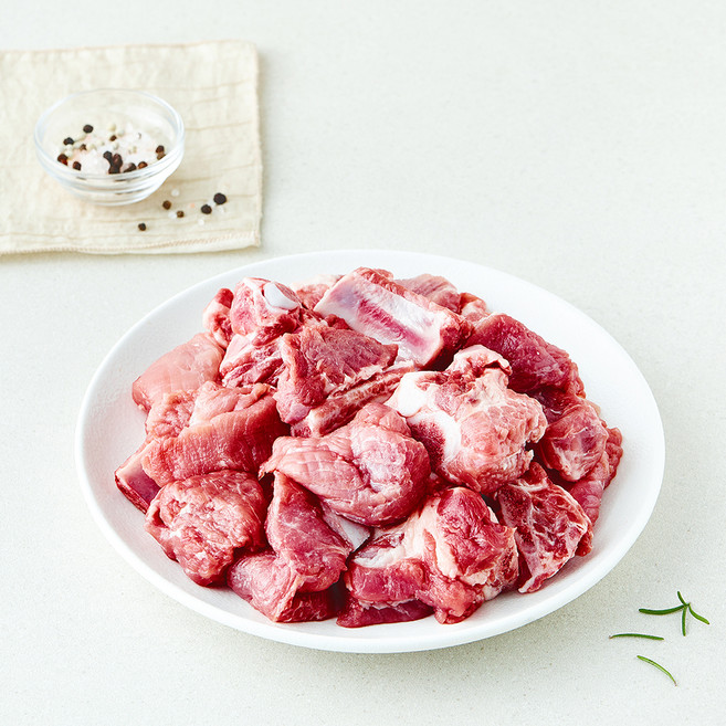 무항생제 인증 한돈 갈비 찜용 (냉장), 1개, 1kg