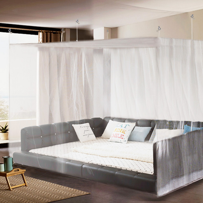 알뜨리 캐노피 사각 모기장 단품, 화이트