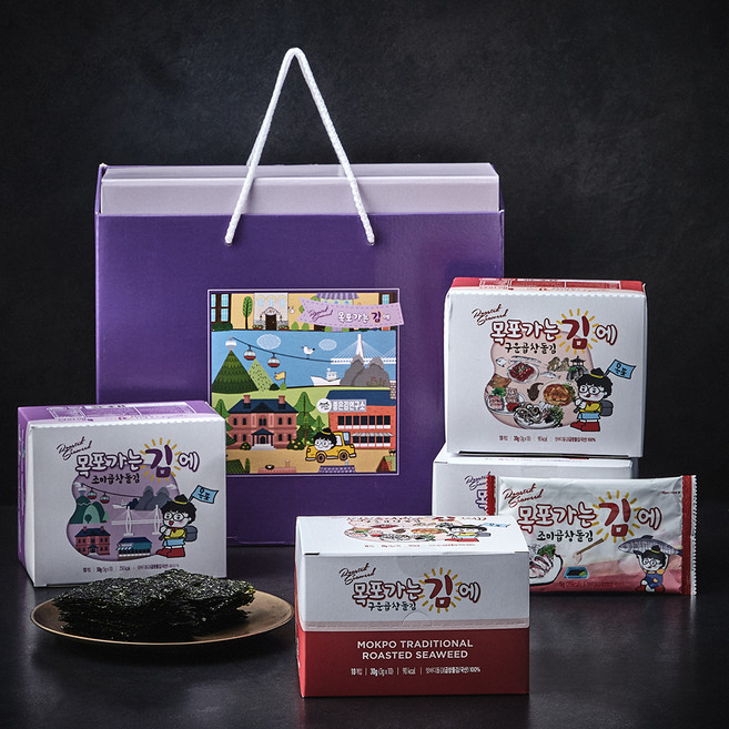 김이가 목포가는김에 곱창돌김 선물세트, 160g, 1개입, 1세트