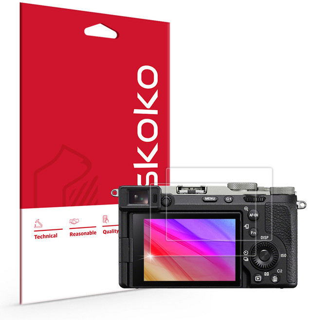 스코코 소니 A7C2 초고화질 트루컬러 AR 액정보호필름 2p 세트, 1개, SNC00760005