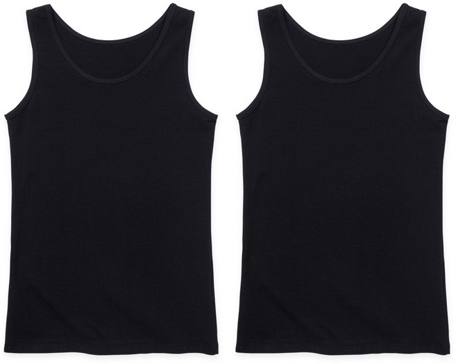 tsh 棉質彈性無袖上衣 2件組