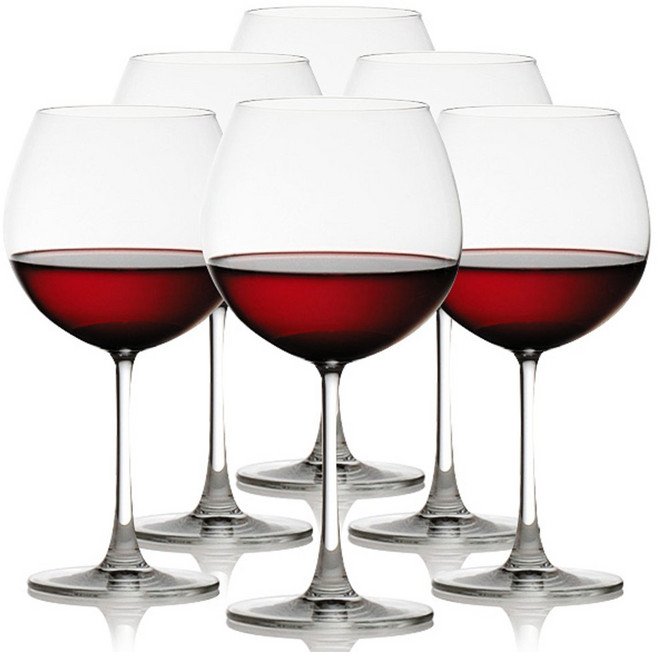Ocean Glass 麥迪遜勃根地紅酒杯 650ml 6入組, 6個