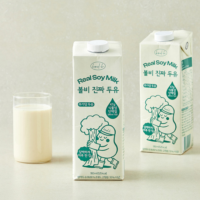 볼비 진짜 두유, 2개, 950ml