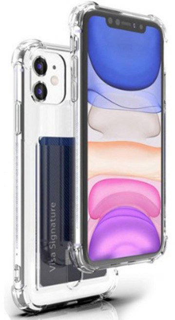 디지지 카드포켓 투명범퍼 휴대폰 케이스