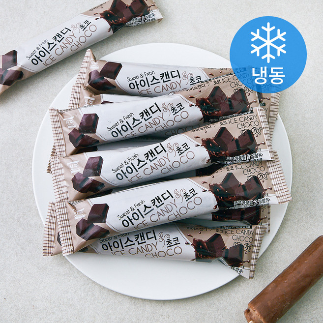 서주 아이스캔디 초코 (냉동), 1개, 10개입, 70ml