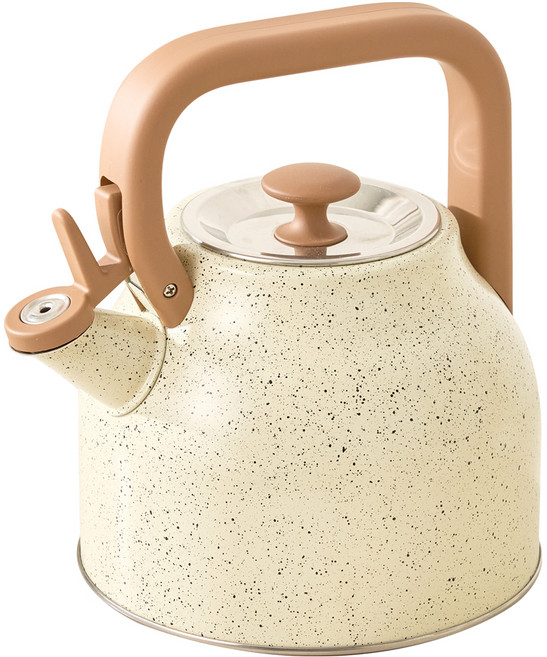 델라고 바닐라빈 IH 휘슬 주전자, 3L, 혼합색상, 1개