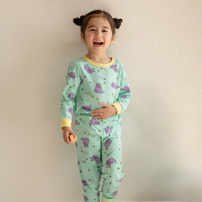 데일리라이크 아동용 9부 실내복 상하의 세트