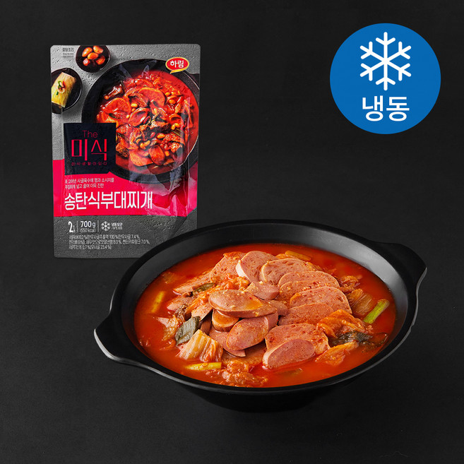더미식 송탄식 부대찌개 2인분 (냉동), 700g, 1개