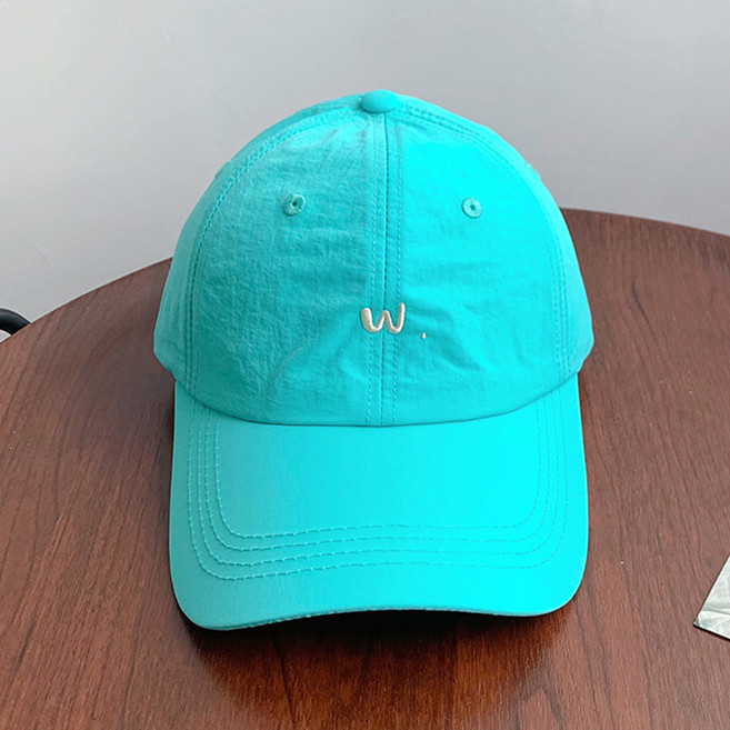 캐주얼 W 자수 생활방수 스냅백