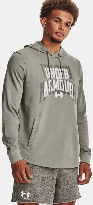 언더아머 남성용 UA 라이벌 테리 그래픽 후디티 1379766