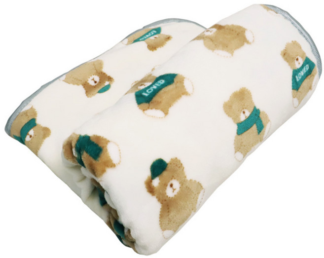 펫컬러패턴 담요