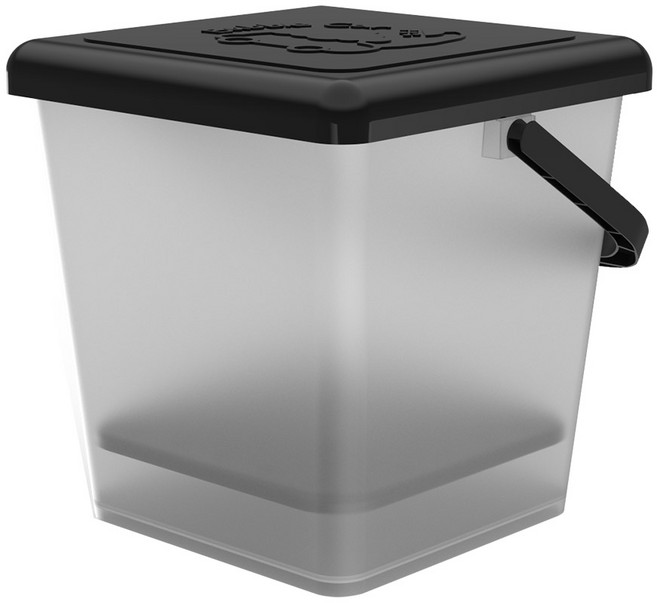 버블카 셀프 자동차 세차버킷 + 그릿가드 세트, 13L, 혼합색상