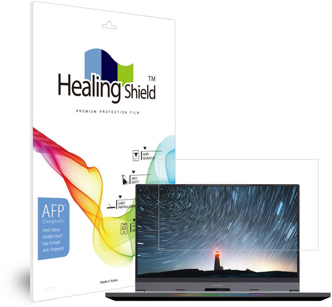 힐링쉴드 한성컴퓨터 TFG256XG 전용 올레포빅 고광택 액정보호필름, 1개