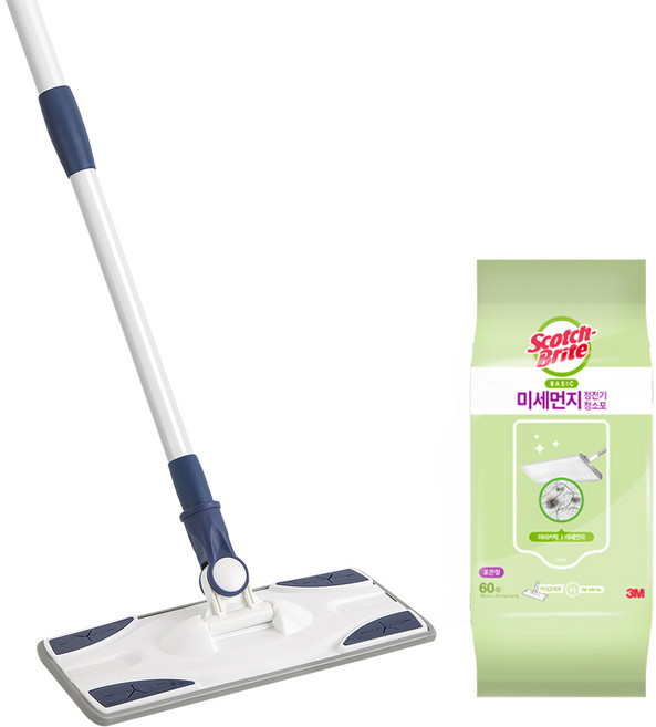 3M Scotch-Brite 百利 立體除塵拖把組 標準型, 1組