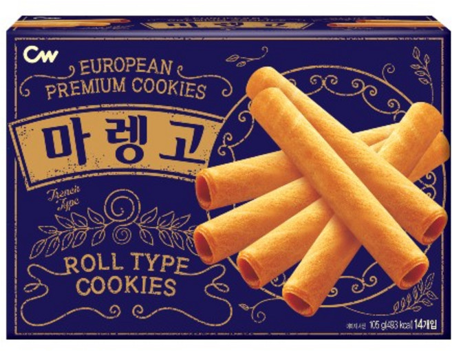 청우식품 마렝고 과자, 105g, 1개