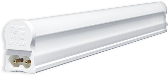 장수램프 LED T5 천장등 5W, 주백색(아이보리빛)