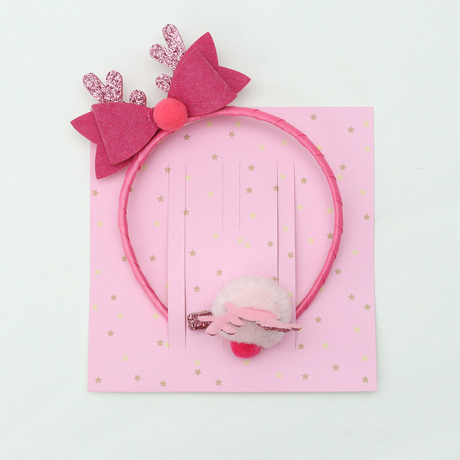 Blooming of Bimbo Bimba 女童魯道夫蝴蝶結髮帶組