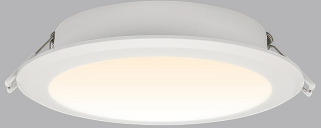 비츠온 멜리빙 LED 다운라이트 12.7cm 15W 슬림 방습, 화이트 + 주백색, 1개