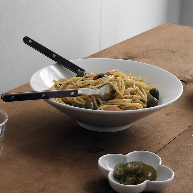 끌리메 심플 파스타볼, 크림화이트, 2개