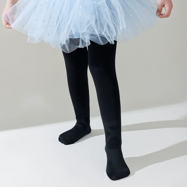 베베니즈 여아용 고탄력 유발 발레 스타킹