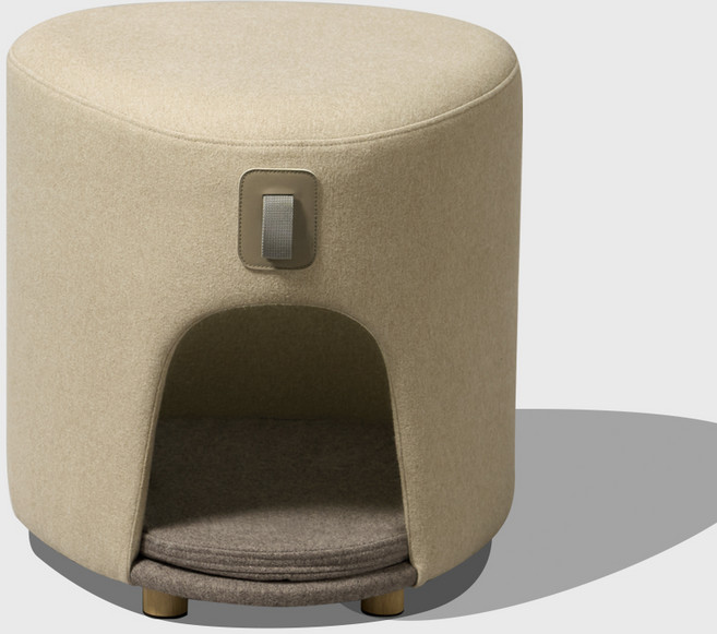 DUIT 반려동물 스툴하우스 숨숨집, 오트밀, 1개