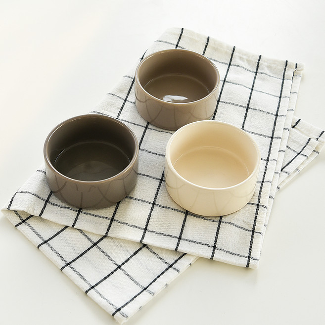 프렐류드 미에뜨 소스볼 3종 세트, 아이보리, 베이지, 브라운, 1세트