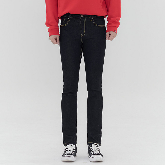 비버리힐스폴로클럽 남성용 허리 스판 모던 데일리 스트레이트핏 데님 팬츠 C15