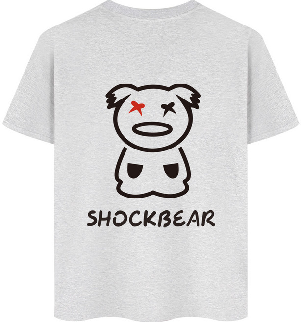 NESPA 男士用 Shock Bear 透氣短袖T恤 SED_0123