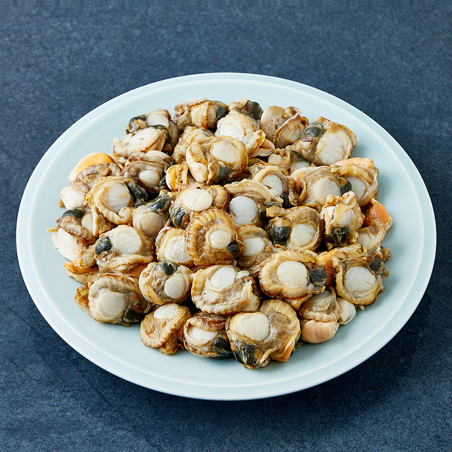 바다자리 국내산 생물로 데친 가리비살 (냉장), 1개, 600g