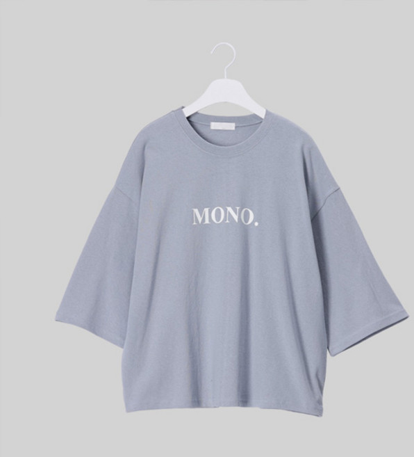 여성용 통기성 모노오버 7부 티셔츠