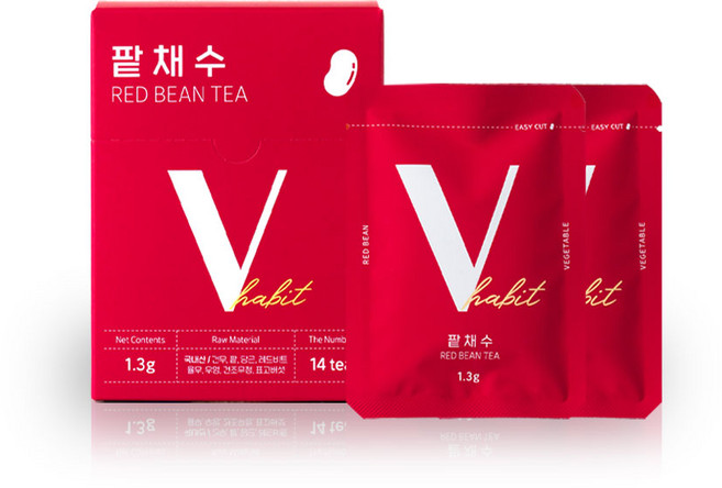 셀핏 팥채수 곡물차, 1.3g, 14개입, 2개