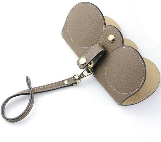 비아워게스트 가죽 휴대용 선글라스 케이스