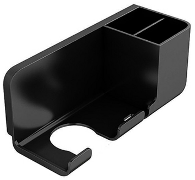 아리코 접착식 드라이기 거치대, 블랙, 1개