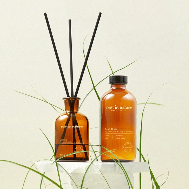 레스트인네이처 디퓨저, 프레쉬 그라스, 250ml, 1개 - 쿠팡