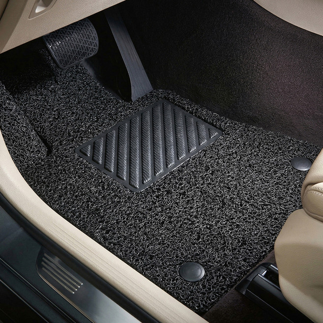 지엠지모터스 운전석용 확장형 코일 카매트, 프리미엄 블랙, K5 DL3 가솔린 2020년형