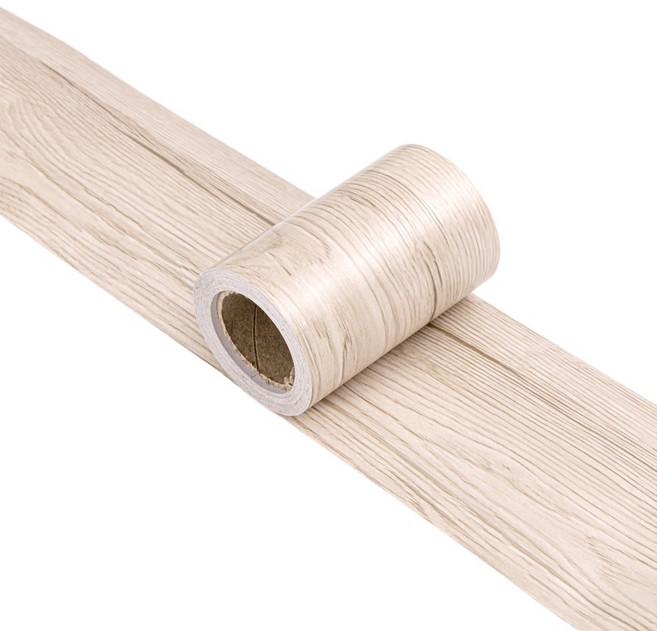 햇토끼 깔끔한 원목 무늬 문틀 리폼 시트지, 흰색 코코넛 나무 무늬