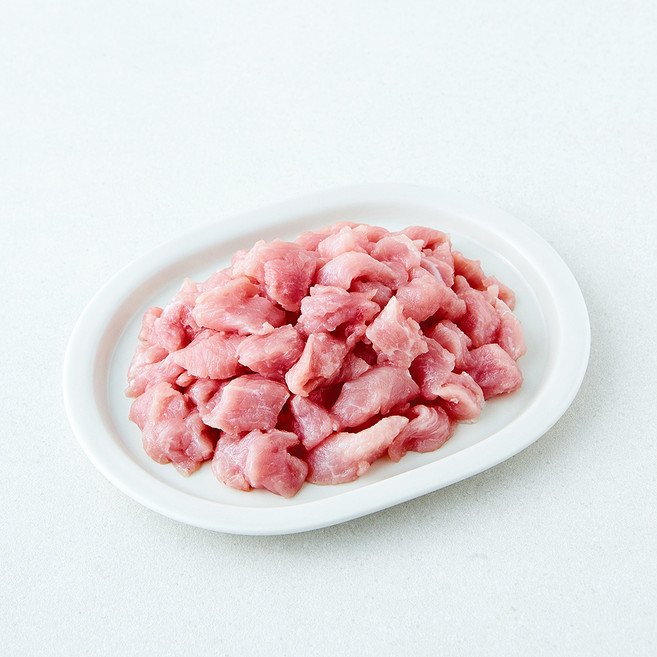 무항생제 인증 한돈 등심 카레용 (냉장), 1개, 400g