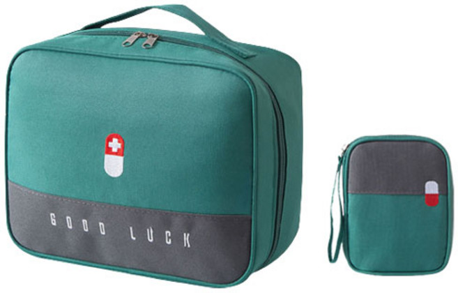 ABM 急救包 + 收納包套組, 1套, 綠色