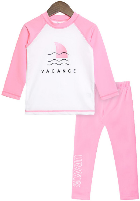 유라비 아동용 오르디 래시가드 상하의 세트