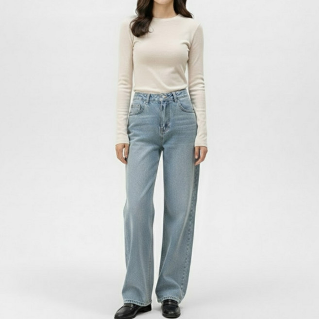 Sonio 女款時尚圓領長袖T恤